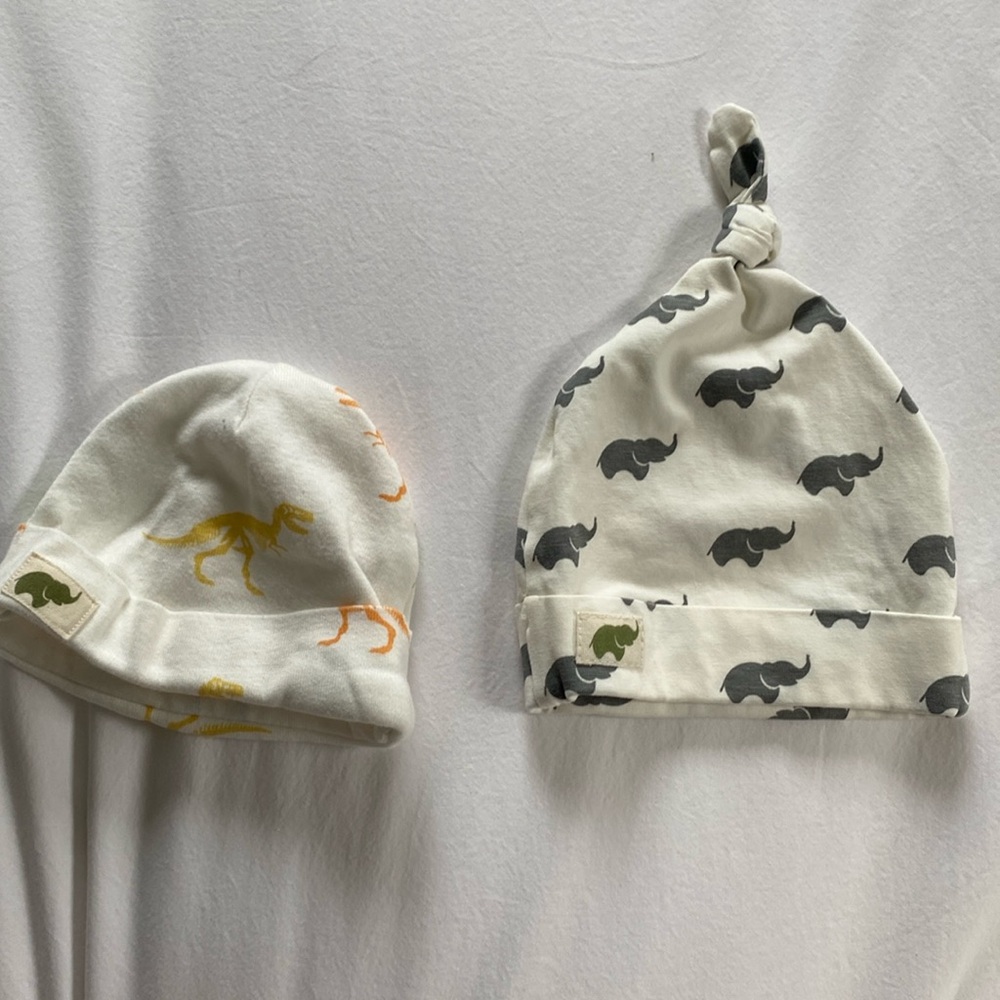 2 Monica and Andy baby hats